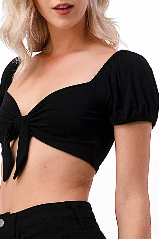 CROSS STRAP CROP TOP - Eye Candy Sensation