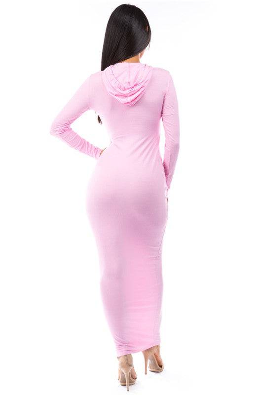 KNIT LONG MAXI DRESS By Claude
