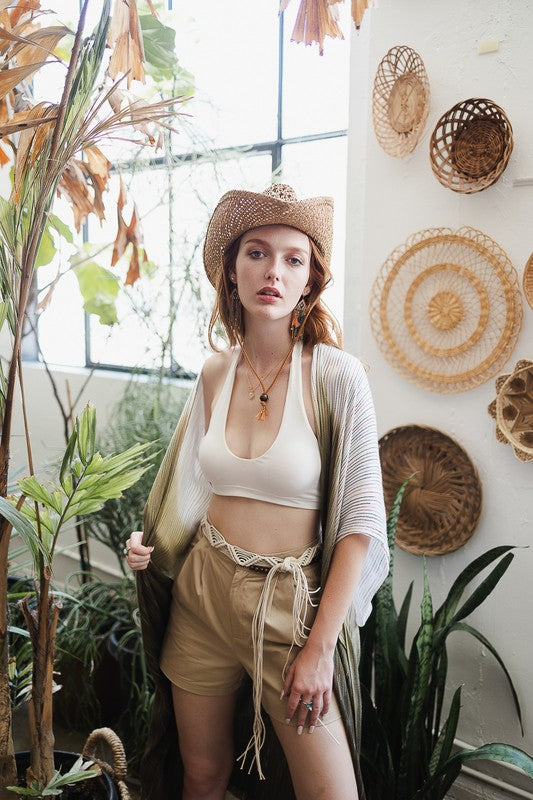 Solid Padded Halter Bralette - Eye Candy Sensation