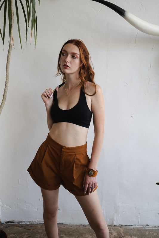 Solid Padded Halter Bralette - Eye Candy Sensation
