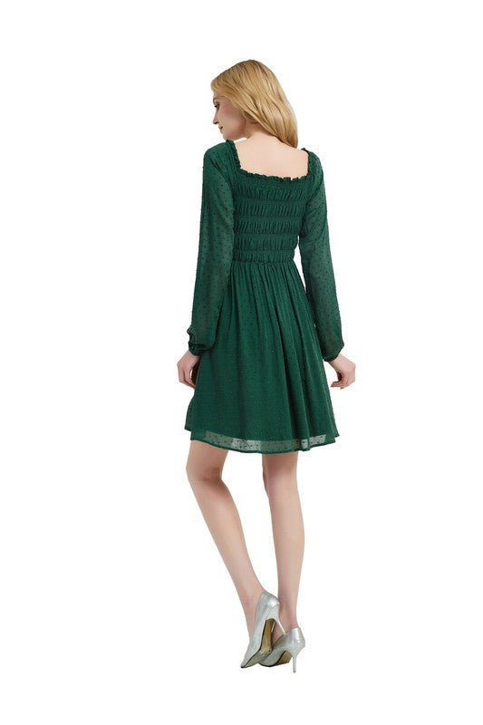 Formal Long Sleeve Dress - Eye Candy Sensation Apparel & Accessories