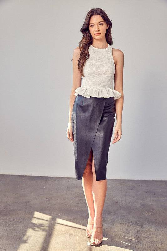 Smocked Criss Cross Back Top Do + Be Collection