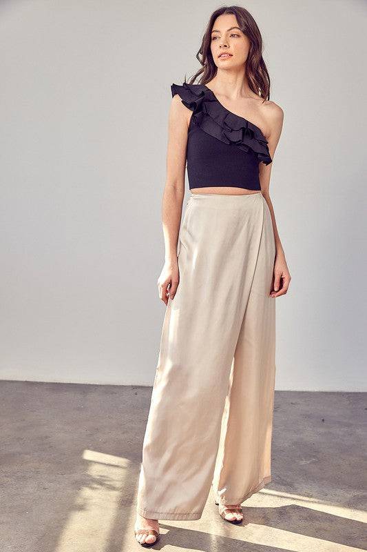 One Shoulder Knit Top Do + Be Collection