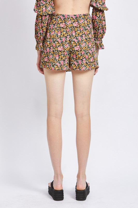 DITSY FLORAL RUFFLED SKORT - Eye Candy Sensation
