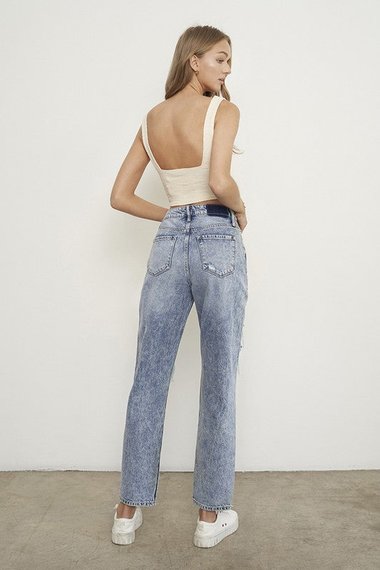 SLIM BOYFRIEND JEANS - Eye Candy Sensation
