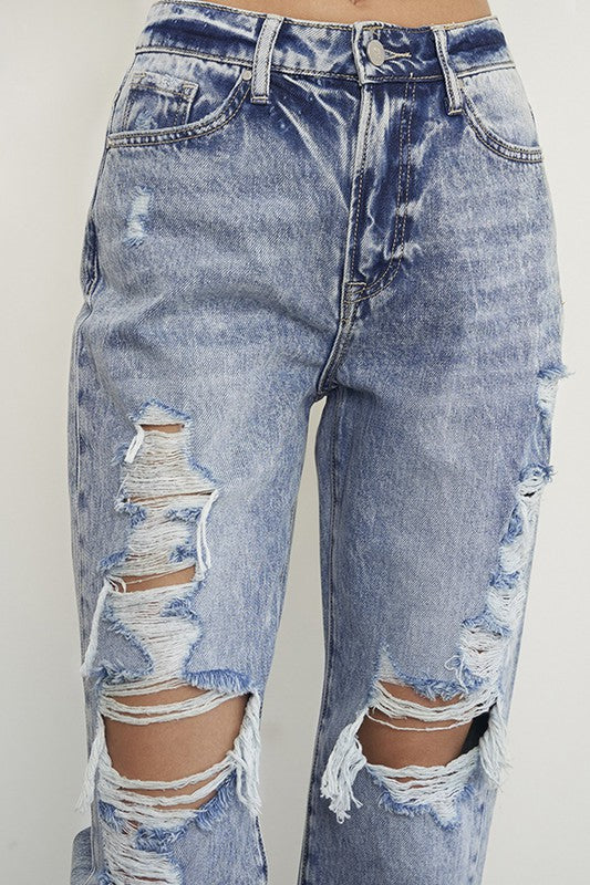 SLIM BOYFRIEND JEANS - Eye Candy Sensation