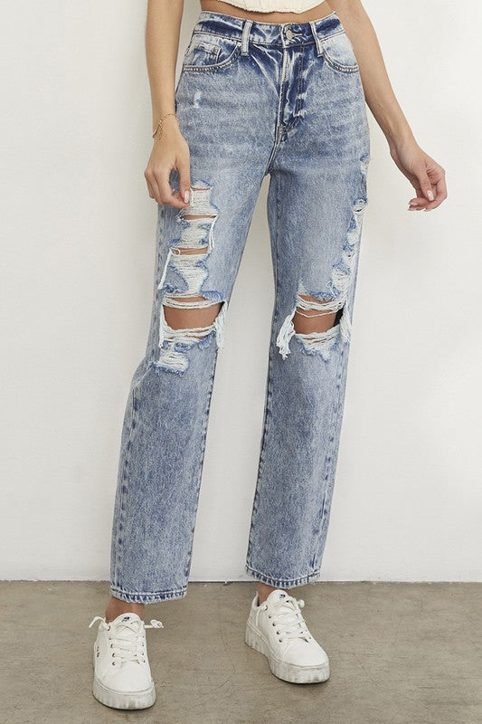 SLIM BOYFRIEND JEANS - Eye Candy Sensation
