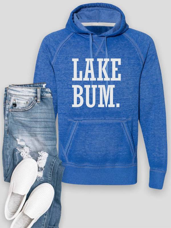 Lake Bum Vintage Hoodie Ocean and 7th