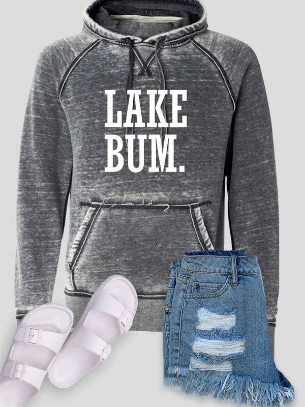 Lake Bum Vintage Hoodie Ocean and 7th