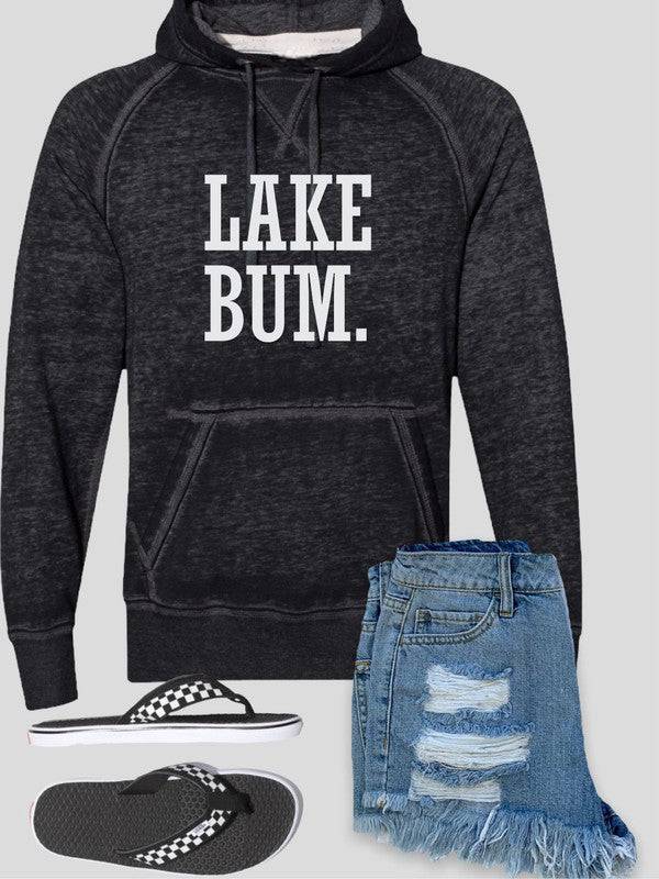 Lake Bum Vintage Hoodie Ocean and 7th