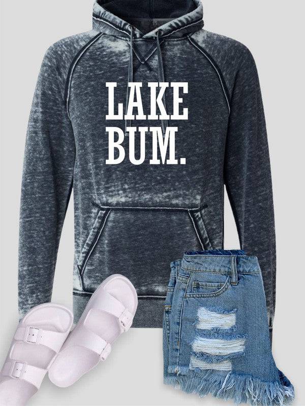 Lake Bum Vintage Hoodie Ocean and 7th
