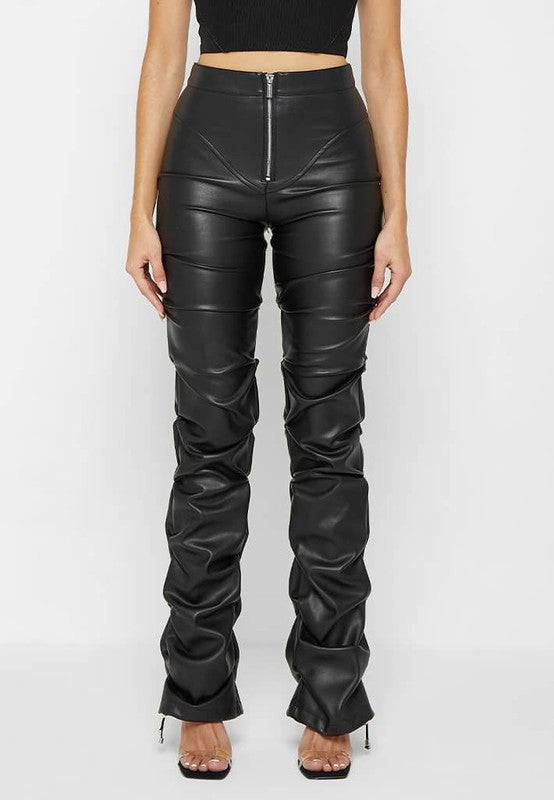 SEXY PU LEATHER PANTS - Eye Candy Sensation