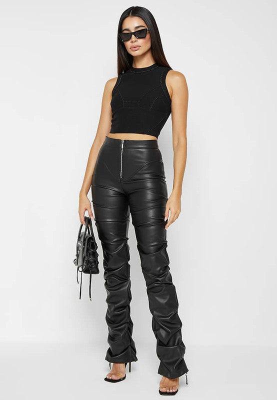 SEXY PU LEATHER PANTS - Eye Candy Sensation