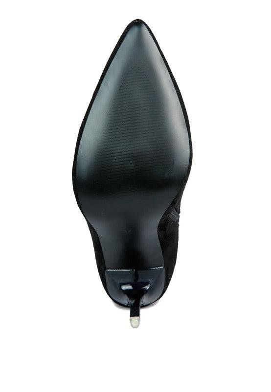 Atelier Stretch Faux Suede Stiletto Long Boots Rag Company