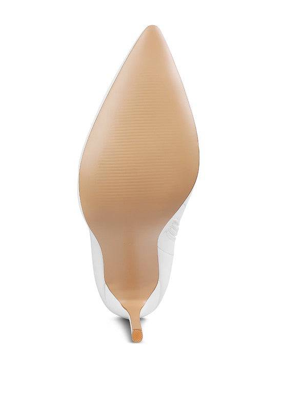 Riggle Patent Pu Stiletto Long Boots Rag Company