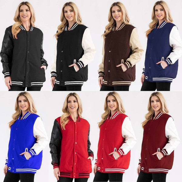 Boyfriend OverSize Letteman Jacket WEIV