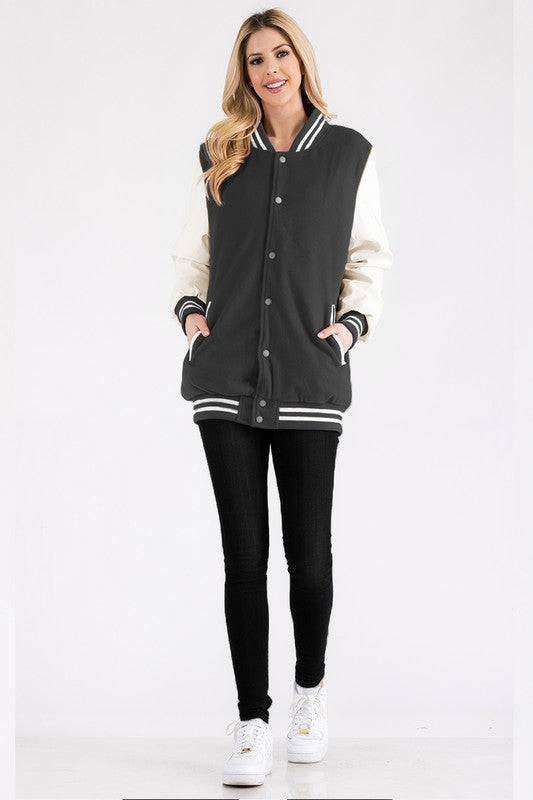 Boyfriend OverSize Letteman Jacket WEIV