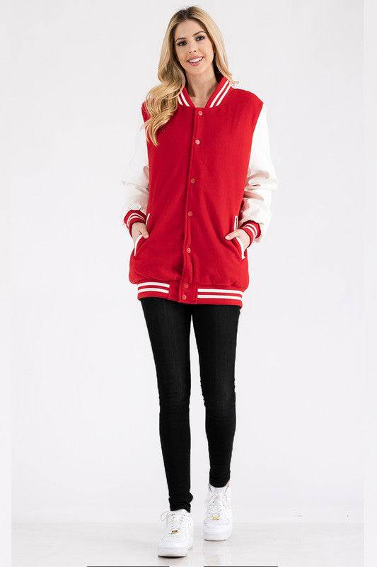 Boyfriend OverSize Letteman Jacket WEIV