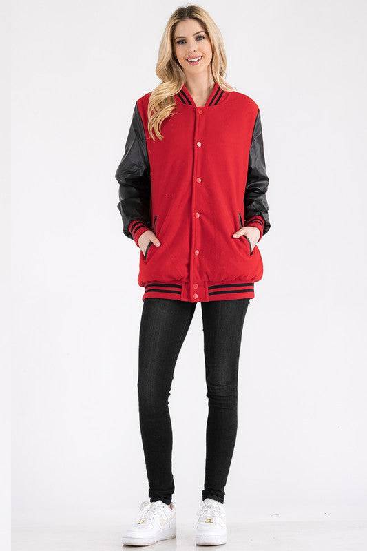 Boyfriend OverSize Letteman Jacket WEIV