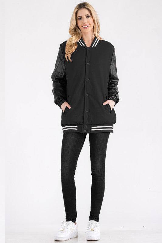 Boyfriend OverSize Letteman Jacket WEIV