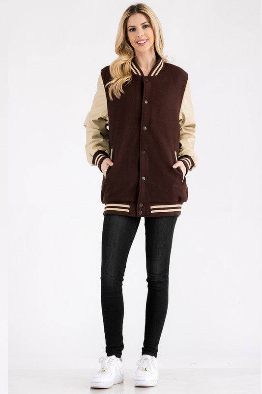 Boyfriend OverSize Letteman Jacket WEIV