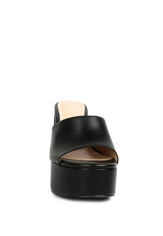 Shuri Open Toe High Block Heel Sandals Rag Company