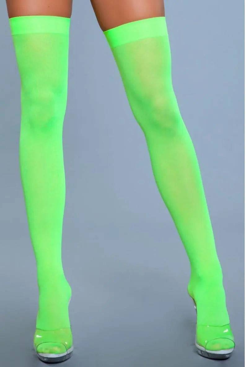 1932 Opaque Nylon Thigh Highs Eye Candy Sensation