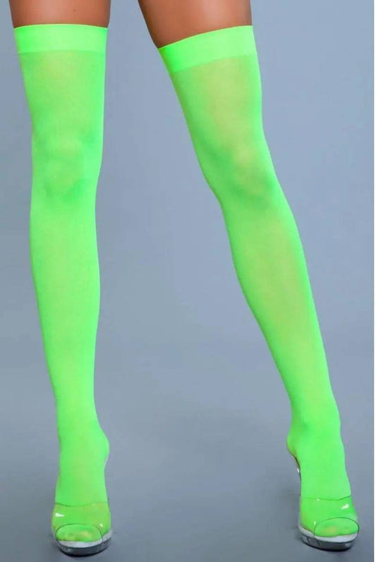 1932 Opaque Nylon Thigh Highs Eye Candy Sensation