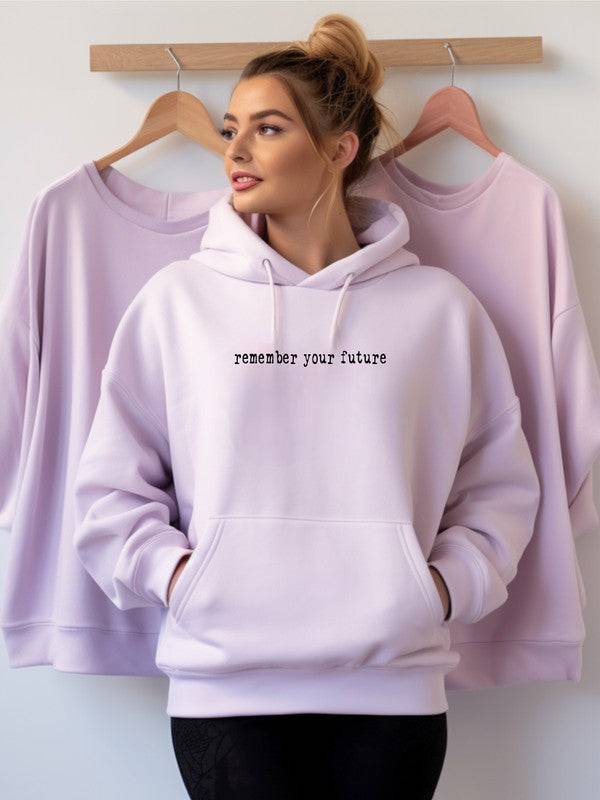 Remember Your Future Graphic Hoodie Ocean and 7th