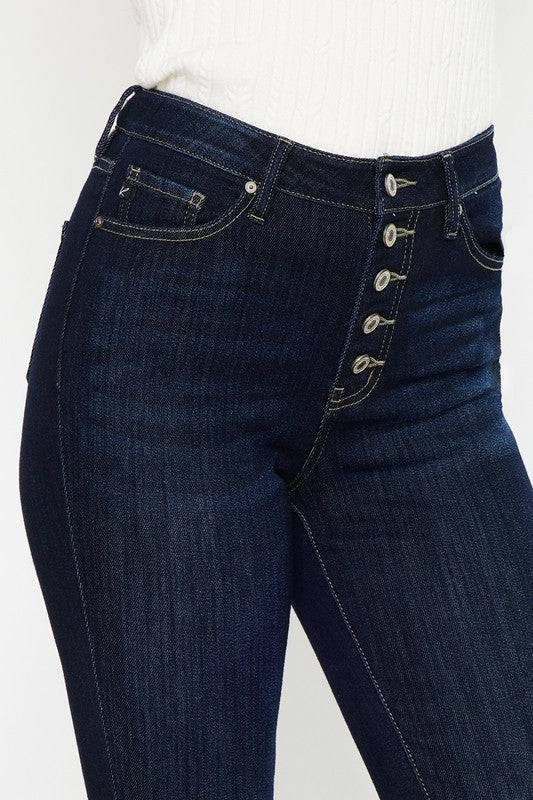 Curvy Fit High Rise Super Skinny Jeans Kan Can USA