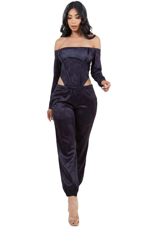 WOMEN FASHION TWO PIECE PANTS SET - Eye Candy Sensation