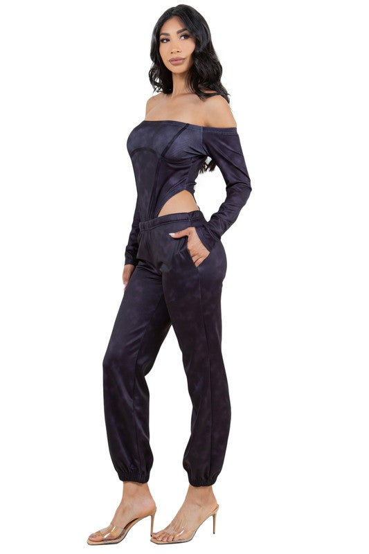 WOMEN FASHION TWO PIECE PANTS SET - Eye Candy Sensation