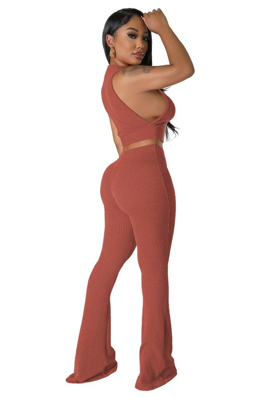 FASHION WOMEN TWO PIECE PANTS SET - Eye Candy Sensation