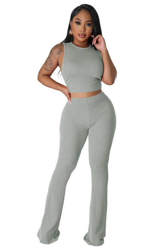 FASHION WOMEN TWO PIECE PANTS SET - Eye Candy Sensation