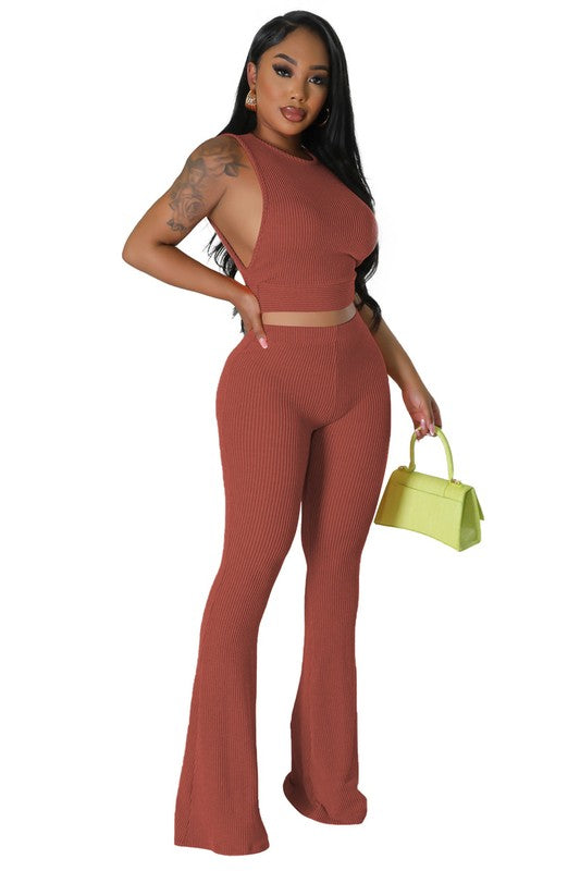 FASHION WOMEN TWO PIECE PANTS SET - Eye Candy Sensation