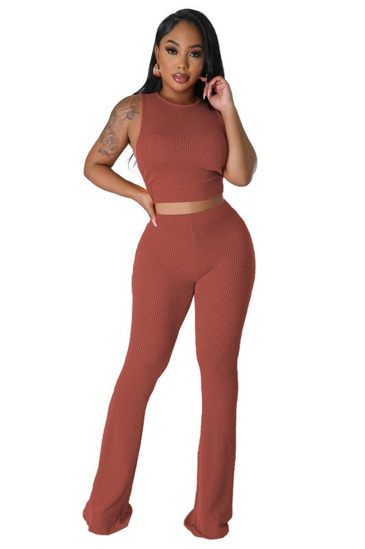 FASHION WOMEN TWO PIECE PANTS SET - Eye Candy Sensation