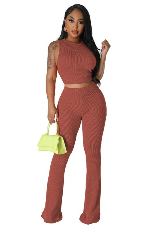 FASHION WOMEN TWO PIECE PANTS SET - Eye Candy Sensation
