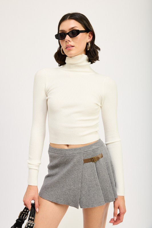 PLEATED MINI SKORT - Eye Candy Sensation