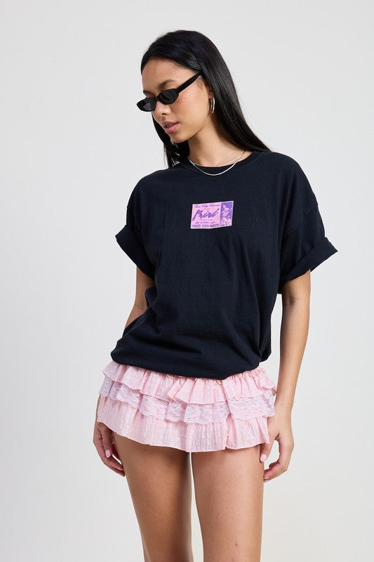 GINGHAM MINI RUFFLE SKORT - Eye Candy Sensation Apparel & Accessories