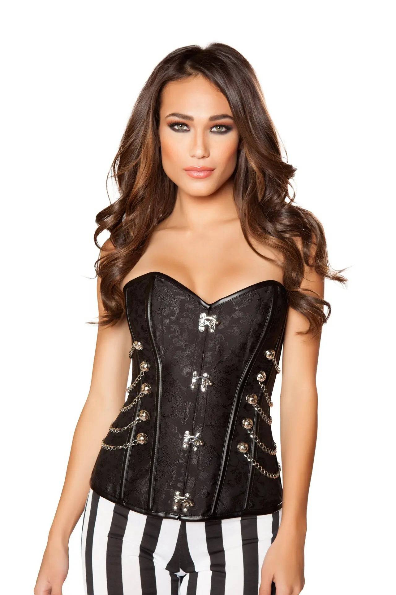 4565 - Elegant Corset with Front Clasp Eye Candy Sensation