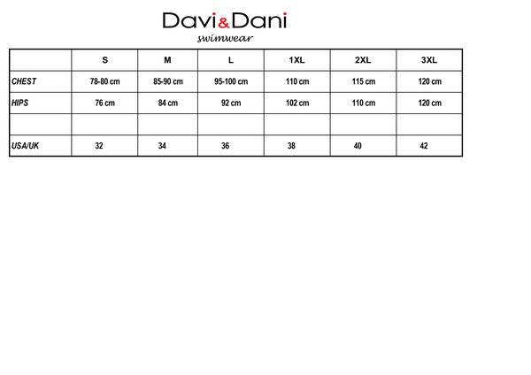 Solid Two Piece Swimsuit Davi & Dani