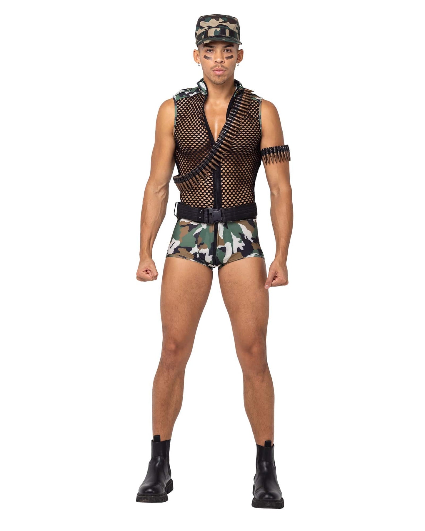 6175 - Men���s 3PC Sergeant Stud Army - Eye Candy Sensation
