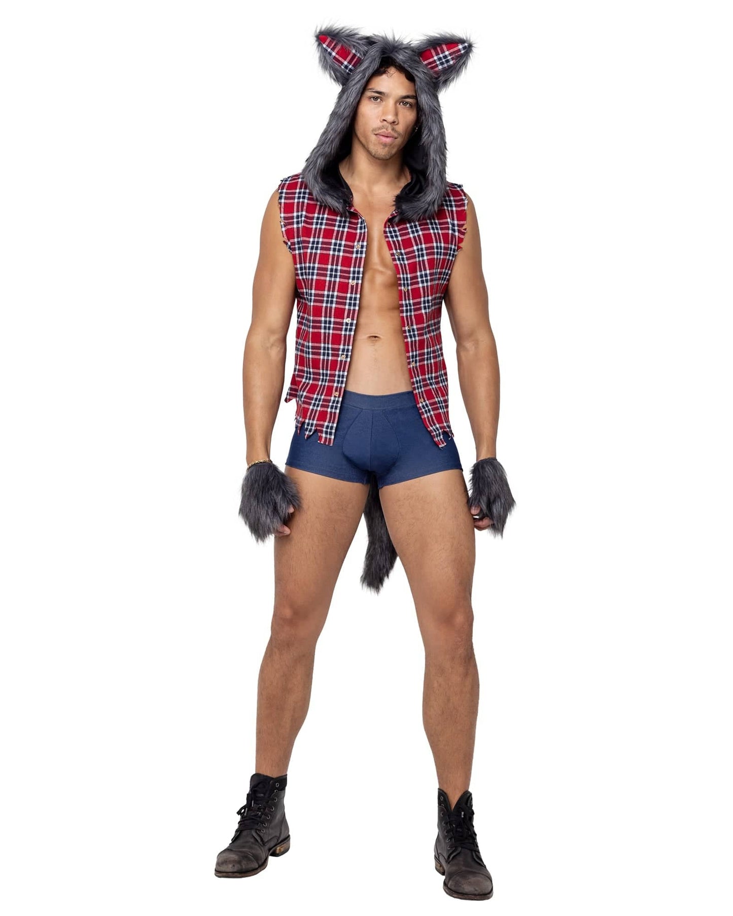 6187 - 3PC Mens Full Moon Werewolf - Eye Candy Sensation