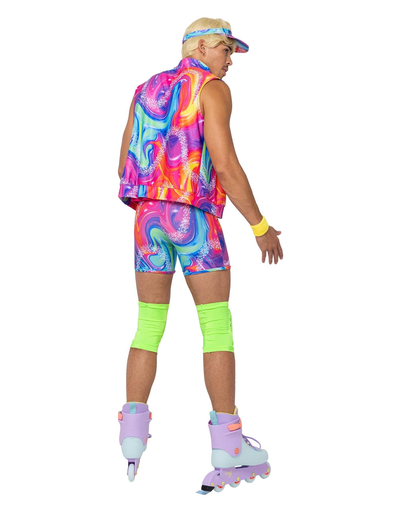 6189 - 6PC Mens Retro Rollerblade Stud - Eye Candy Sensation