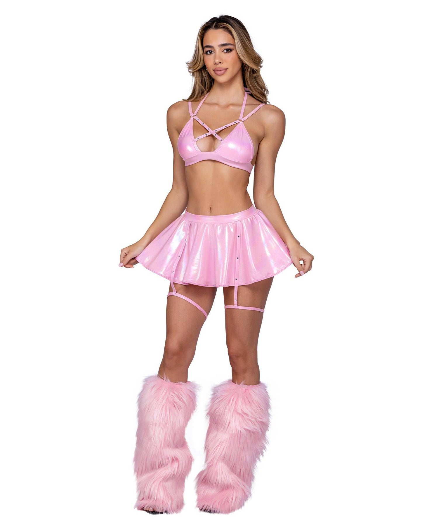 6455 - Metallic Iridescent Skirt Roma Costume, Inc.