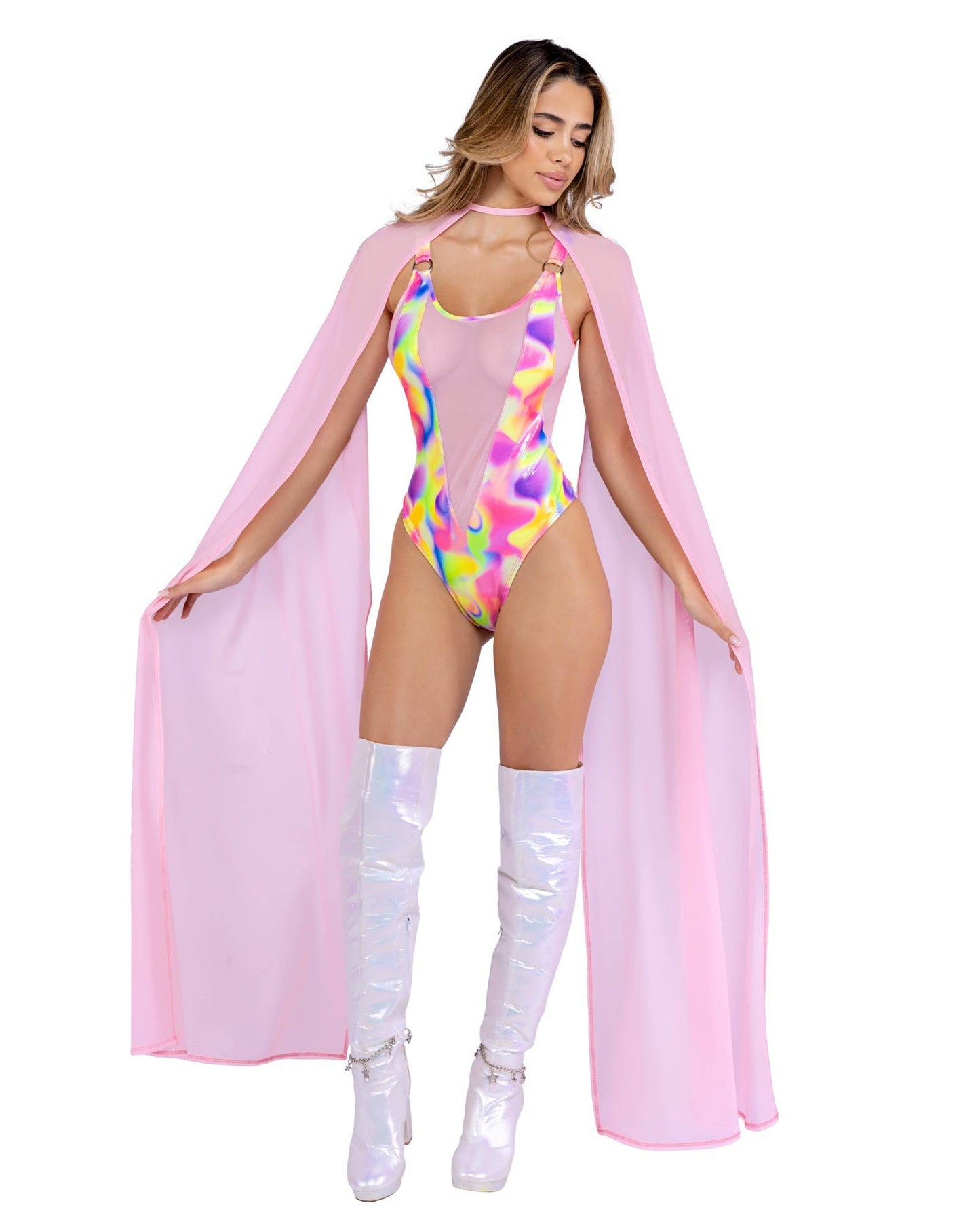 6463 - Sheer Mesh Floor Length Shrug Roma Costume, Inc.