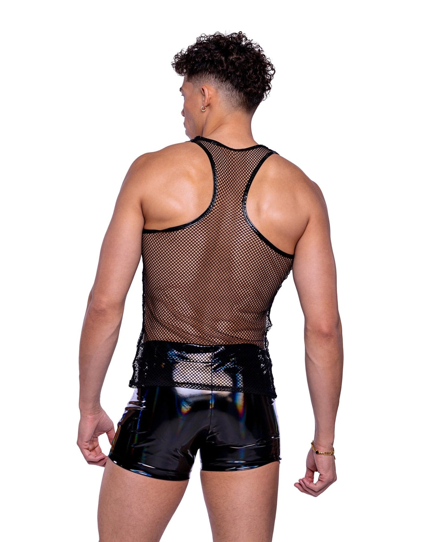 6515 - Vinyl with Iridescent Print Shorts Roma Costume, Inc.