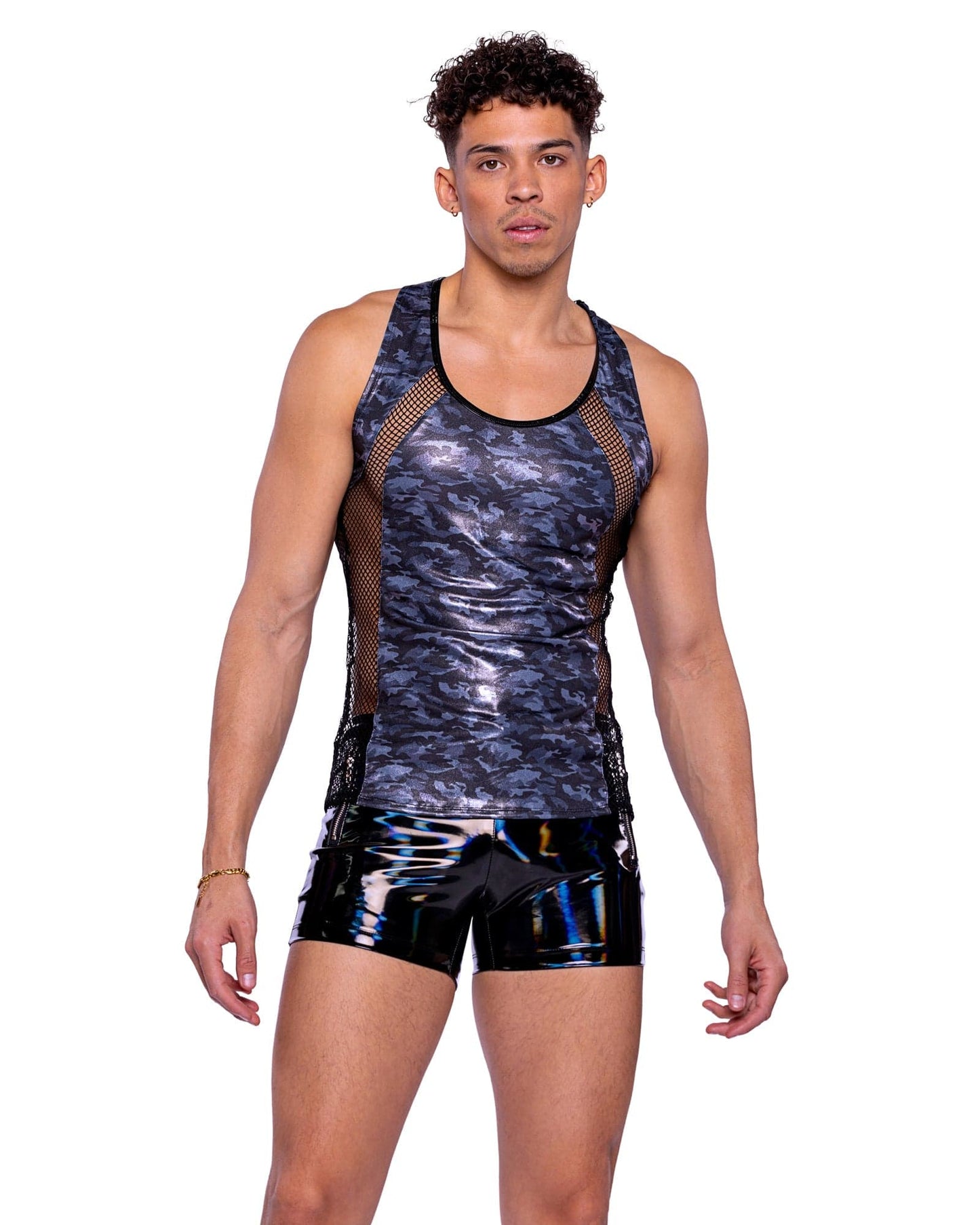 6520 - Shimmer Camouflage Tank Top Roma Costume, Inc.