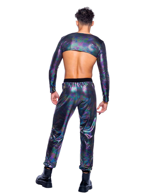 6532 - Rainbow Shimmer Camouflage Joggers Roma Costume, Inc.