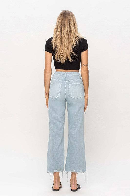 90"s Vintage Crop Flare Jeans VERVET by Flying Monkey